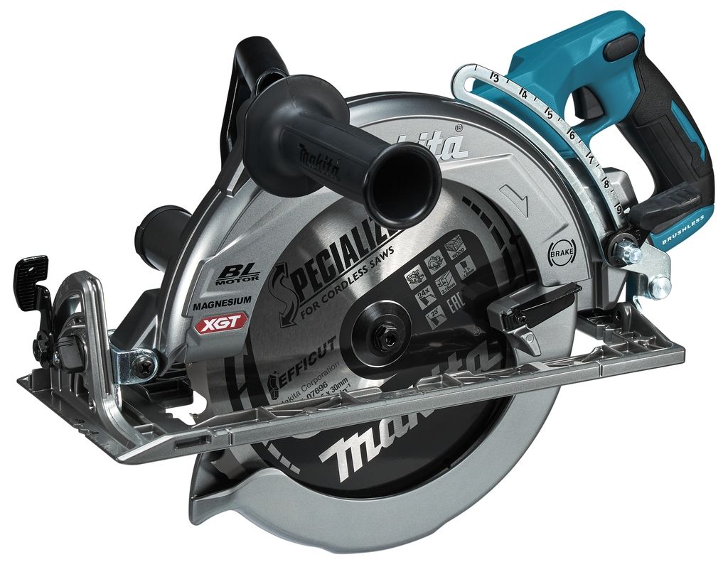 Fierăstrău circular fără fir Makita RS002GZ 260 mm 40V fără baterii și încărcător