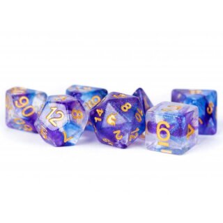 Unicorn Resin Polyhedral Dice Set Midnight Fantasy