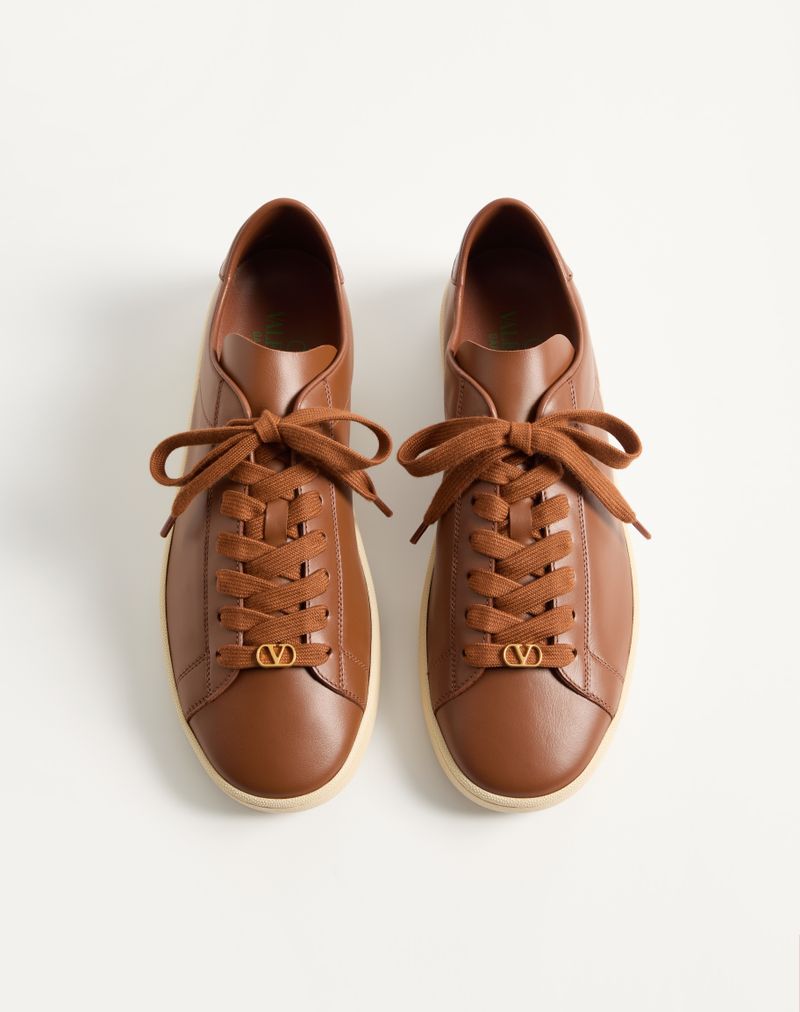 Baskets Royco en cuir de veau nappa