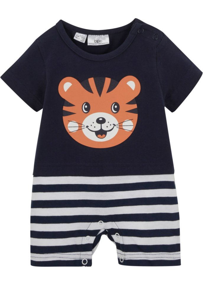 Baby Kurzarm Overall Bio-Baumwolle