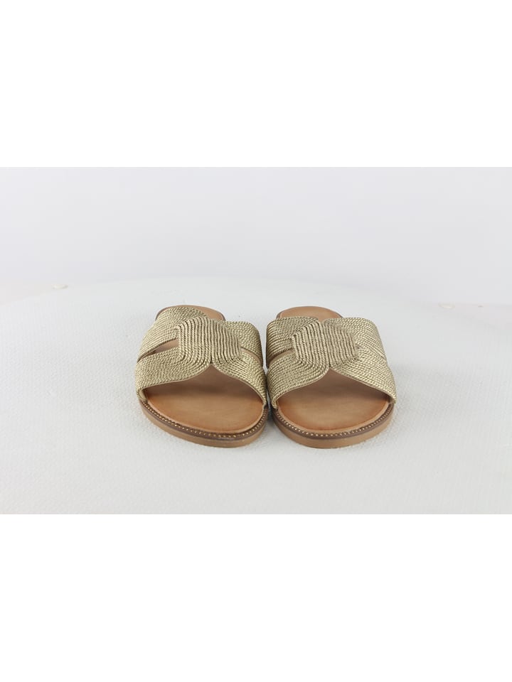 Sixth Sens Pantoletten in Gold günstig kaufen
