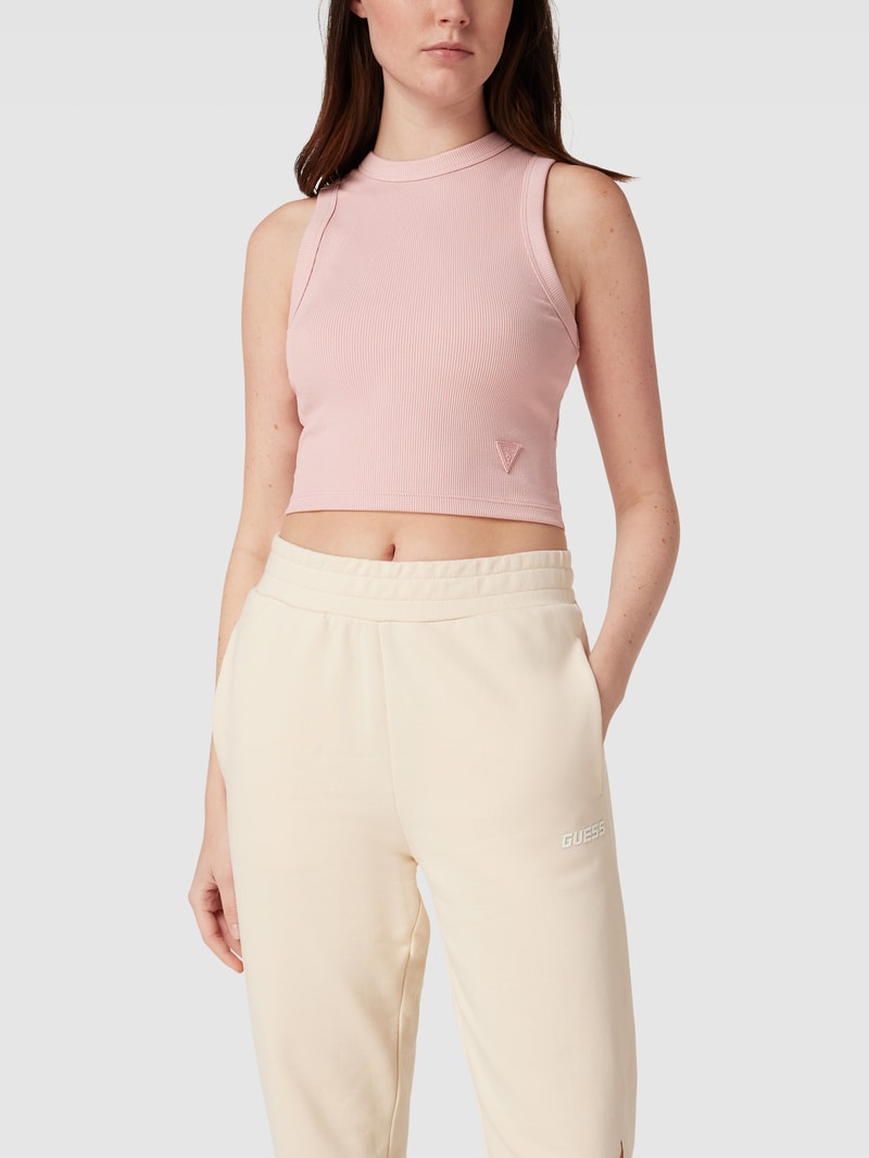 Tanktop mit Feinripp Modell 'EDIE' in violett