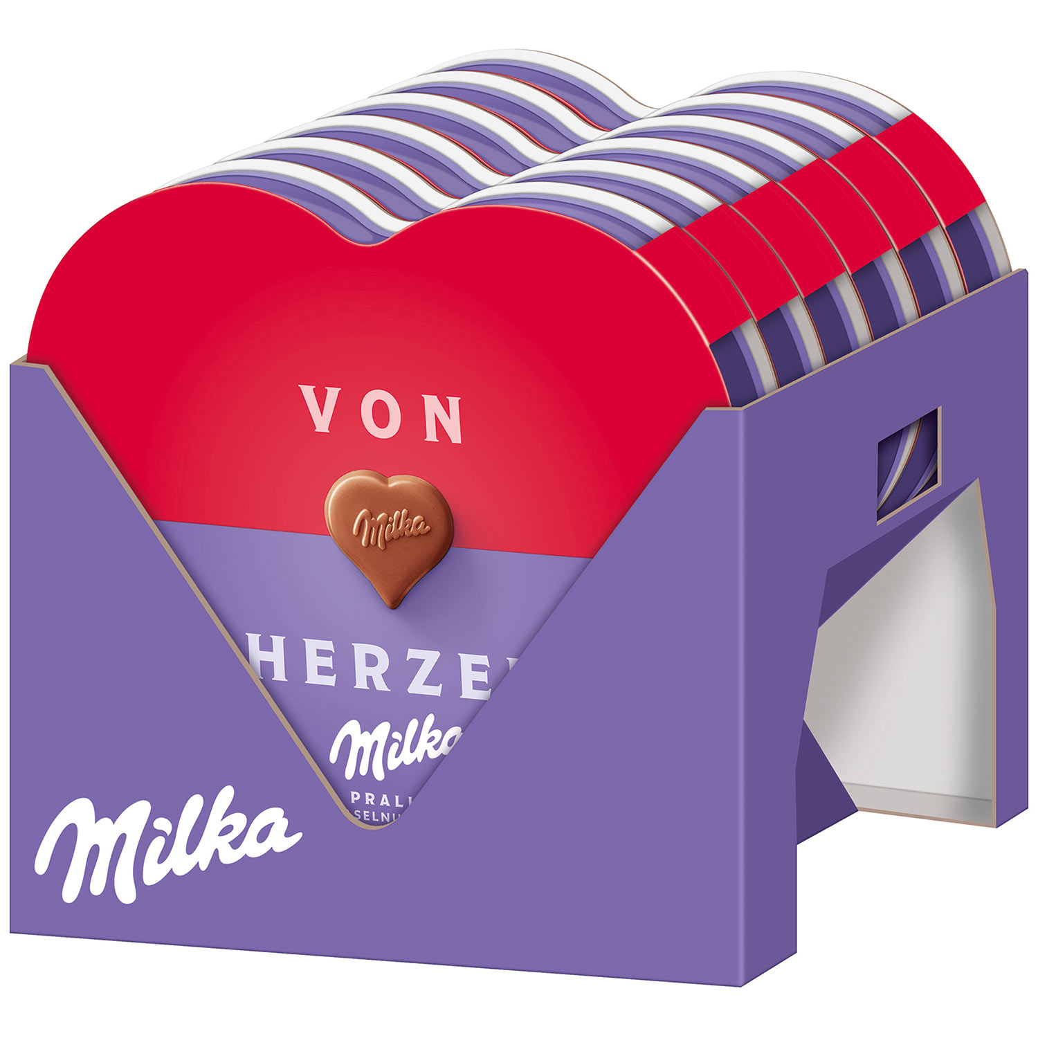 Milka 'Von Herzen' Pralinés Haselnusscrème 44g