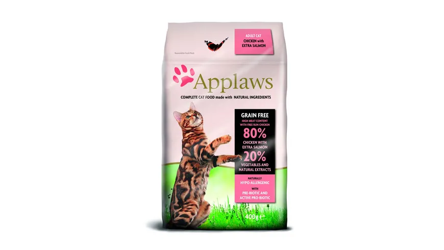 Applaws Katzentrockenfutter Huhn & Lachs 400g 400 g