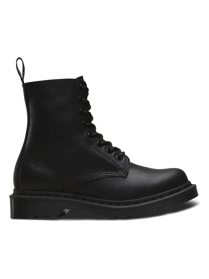 Dr. Martens Leder-Boots in Schwarz günstig kaufen