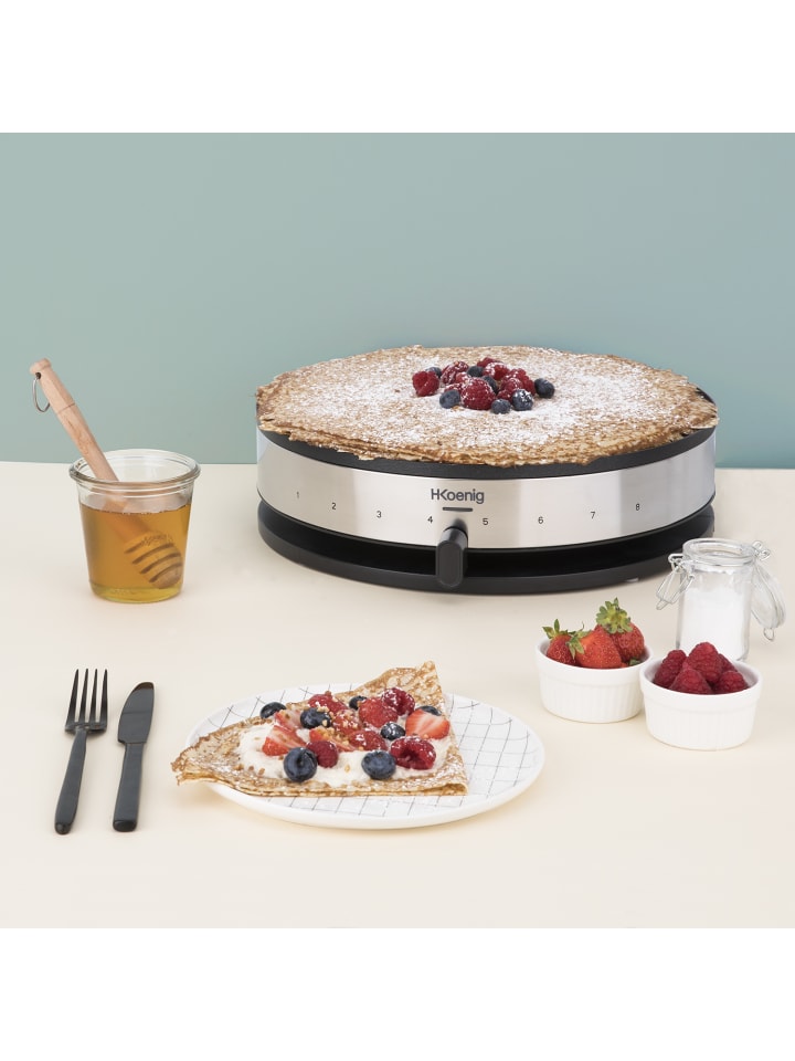 HKoenig Crepegerät KREP29  in Silber günstig kaufen onesize