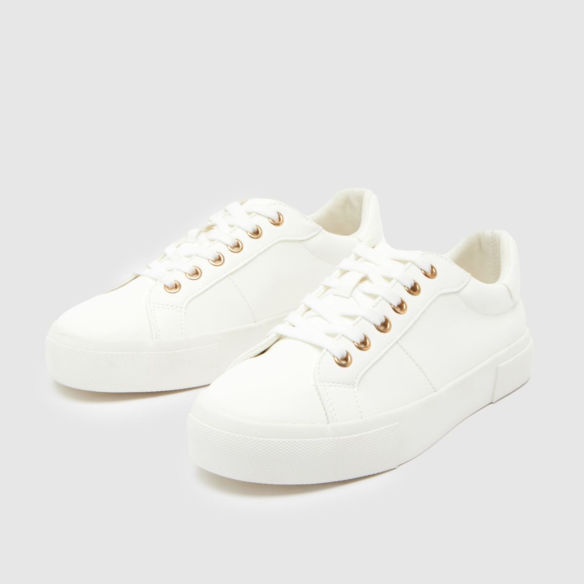 Schuh Nadine fűzős tornacipő fehér színben