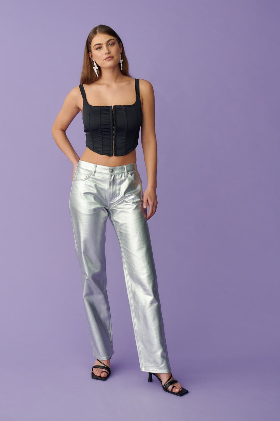 Hook and eye corset