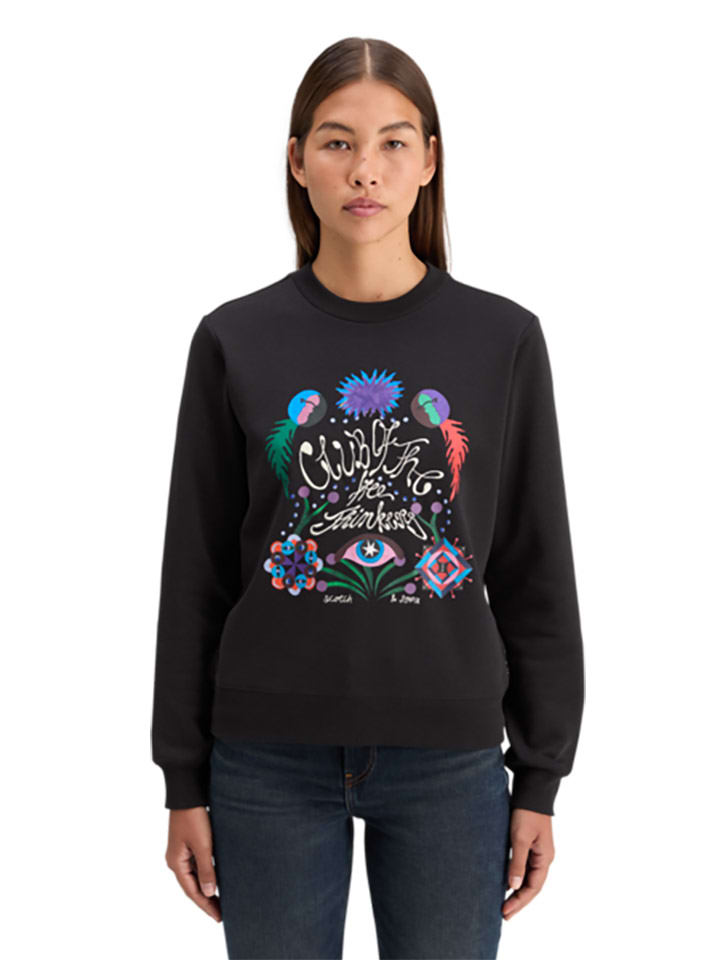 Scotch & Soda Sweatshirt in Schwarz günstig kaufen