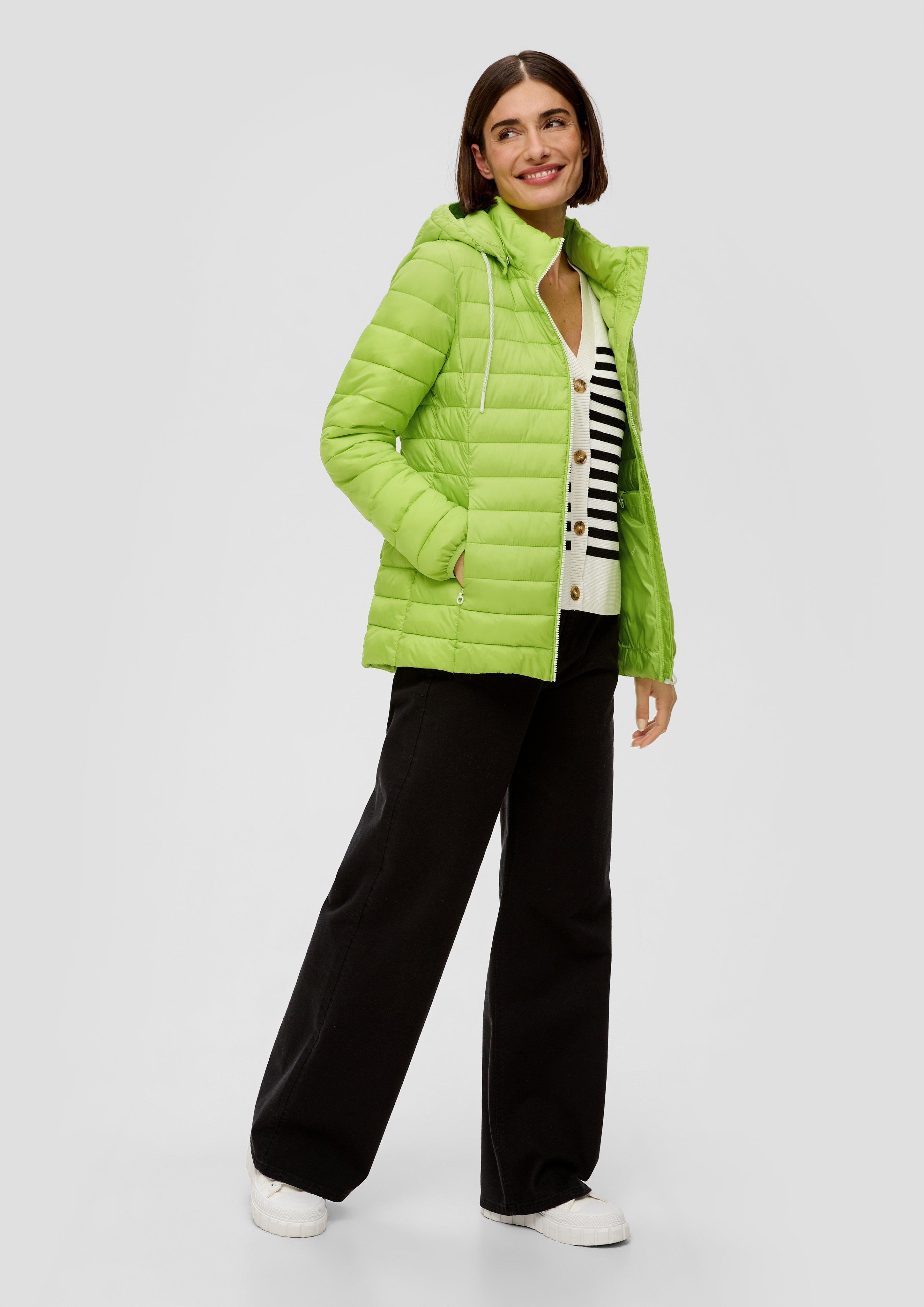 Leichte Steppjacke mit abnehmbarer Kapuze  2141878-7423