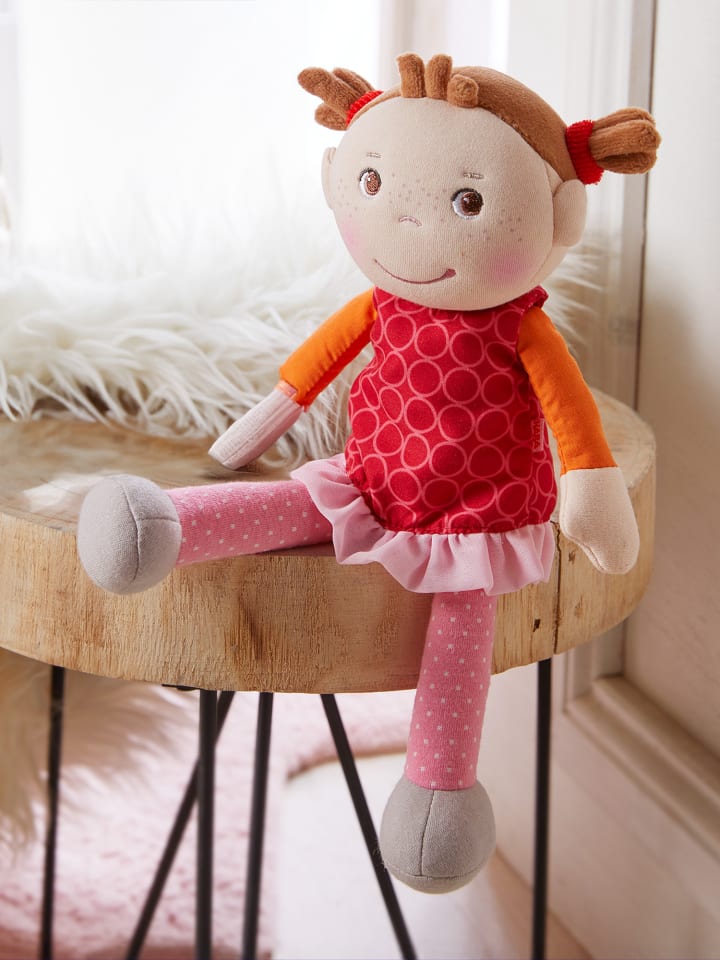 Haba Stoffpuppe Kuschelpuppe Mirka, 25 cm in mehrfarbig günstig kaufen onesize