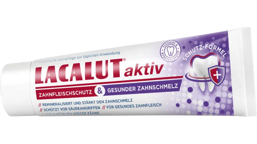 LACALUT Aktiv Zahnfleischschutz & Gesunder Zahnschmelz 75 ml
