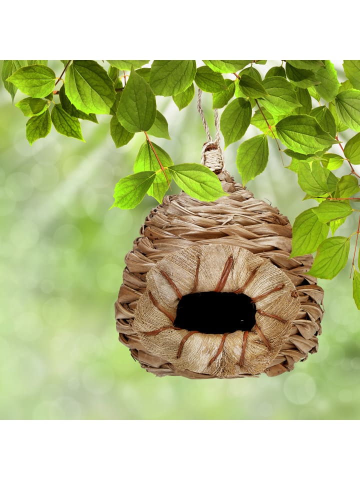 relaxdays Vogelhaus Kokosfaser in Natur günstig kaufen onesize
