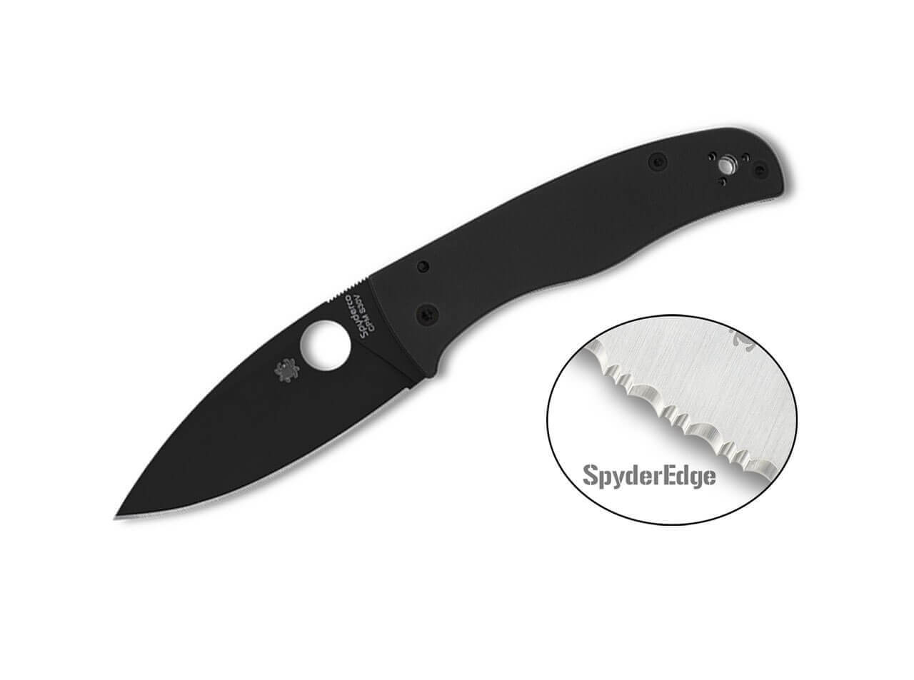 Bodacious G10 Black Blade SpyderEdge