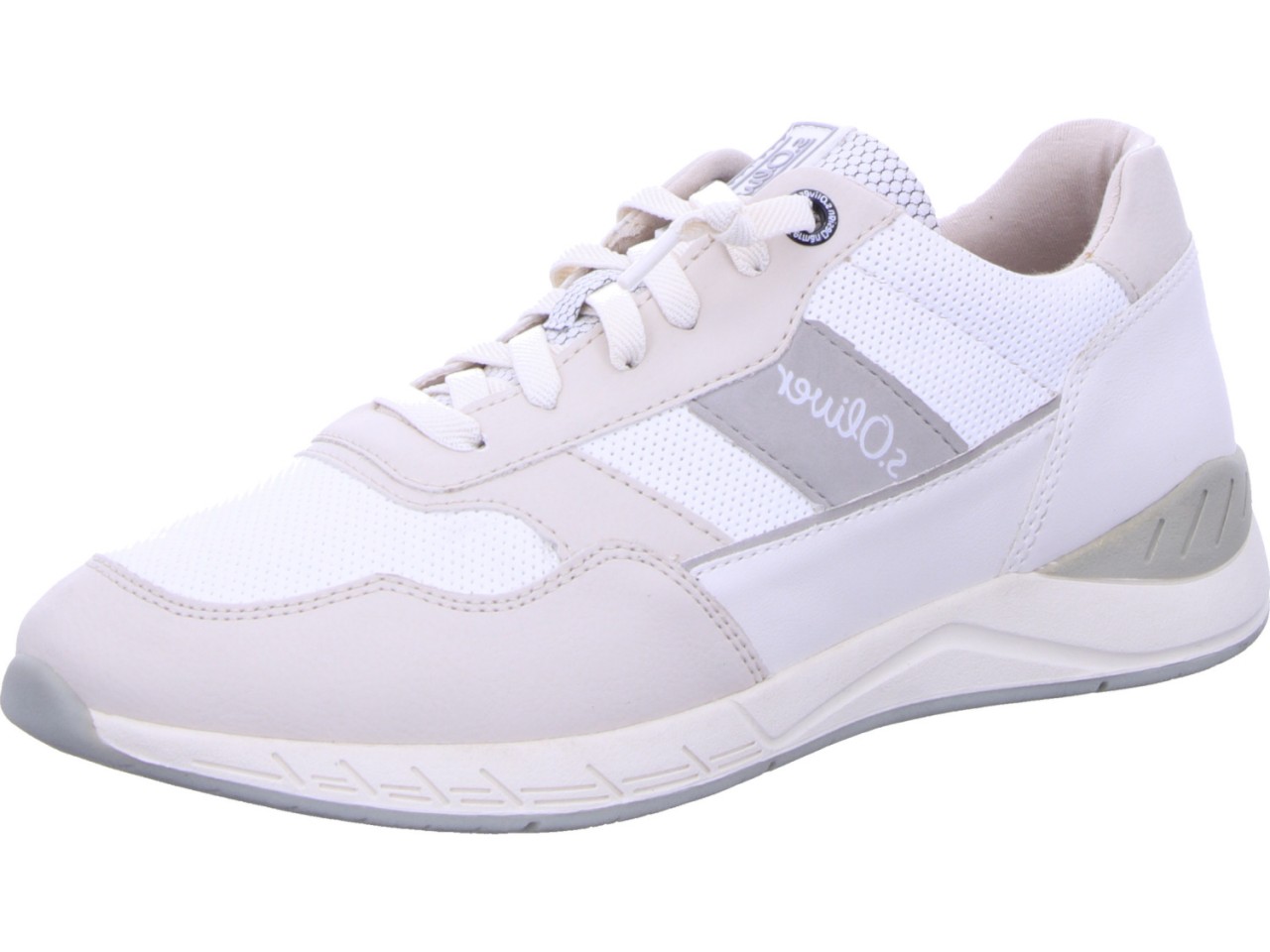 S.OLIVER Komfort Slipper weiss