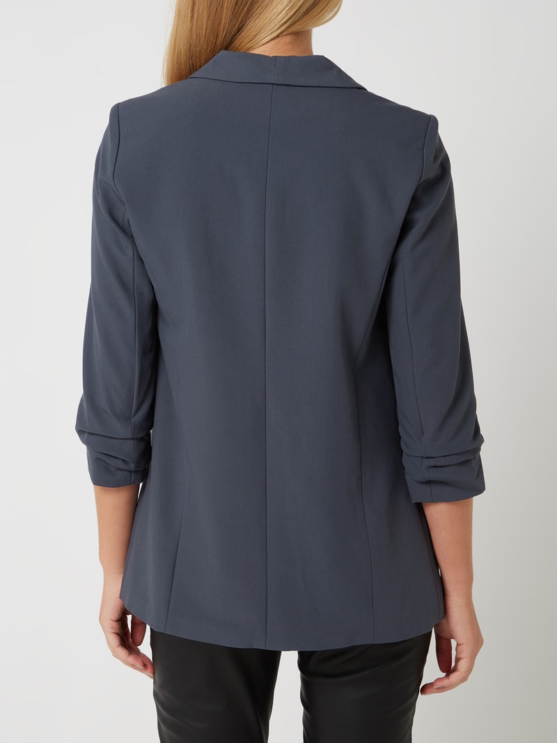 Blazer mit Schalkragen in marineblau