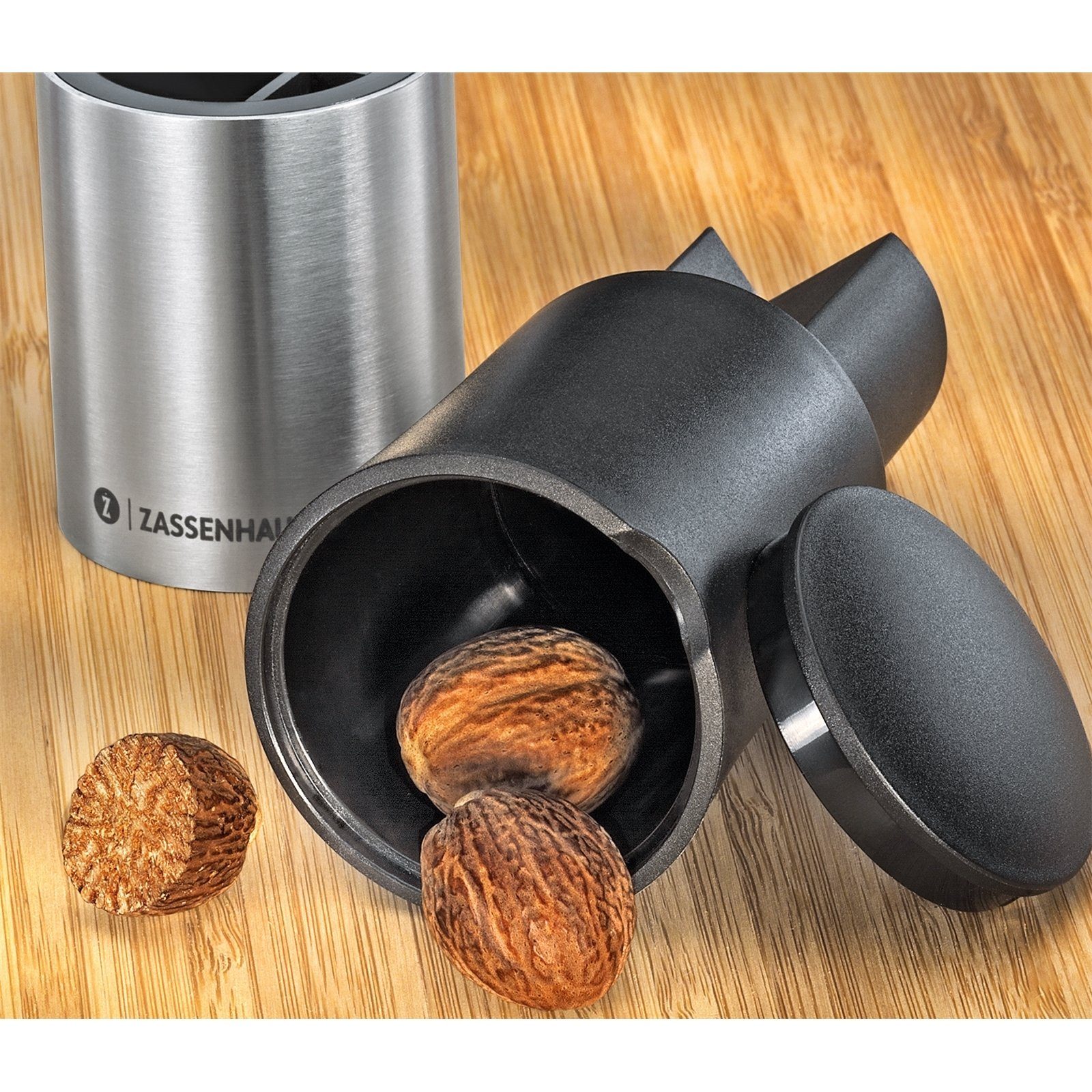 ZASSENHAUS Gewürzmühle Muskat-/Gewürzmühle Duo, (1 Stück)