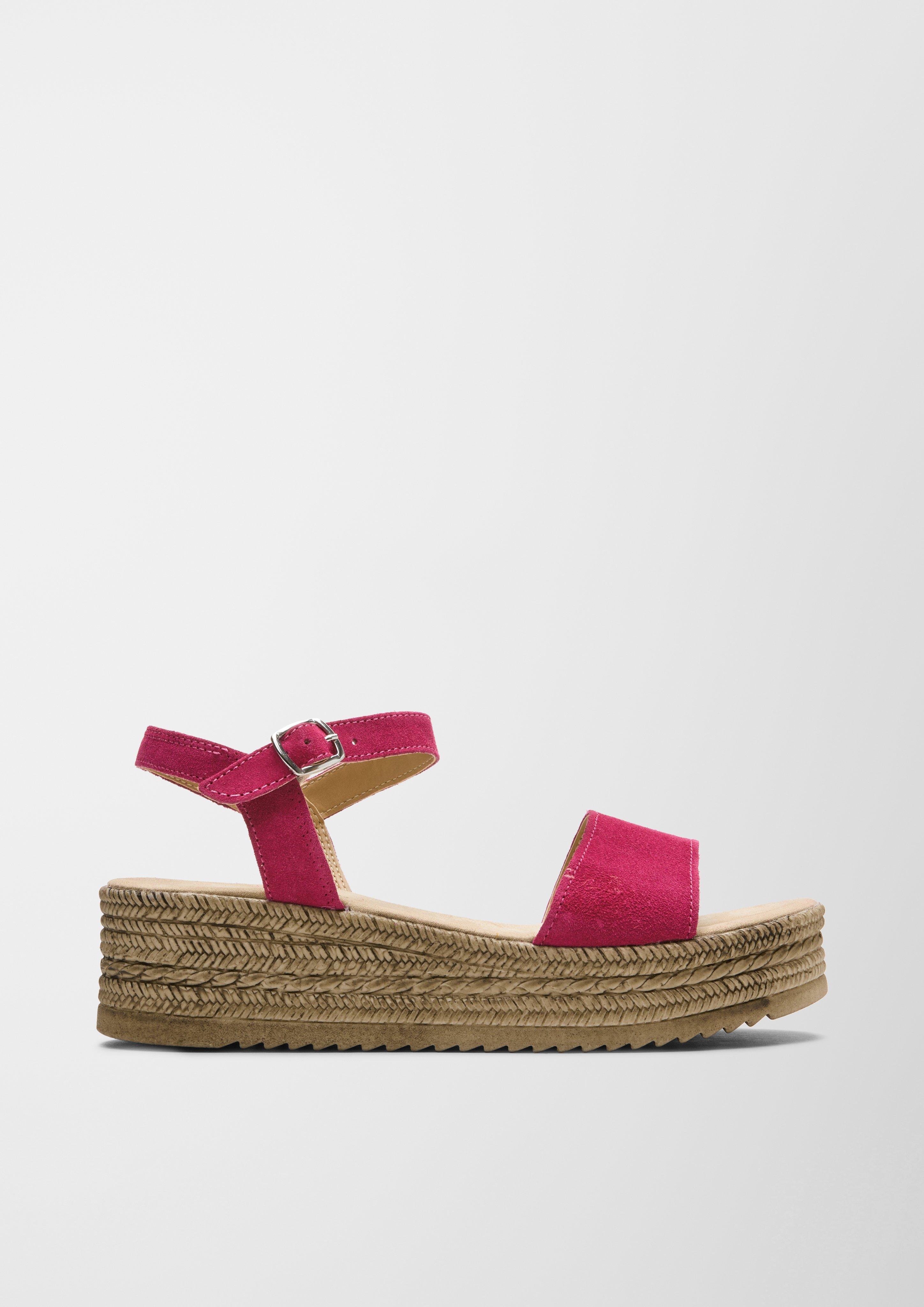 Plateau-Sandalen aus Leder  6007708-532