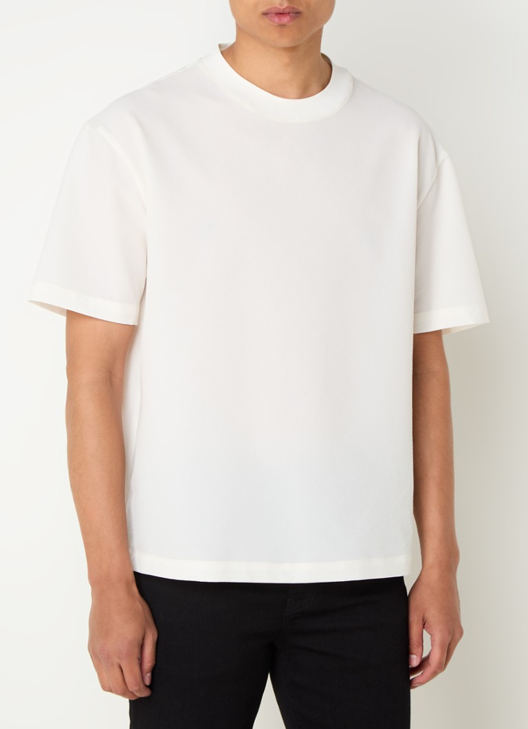 Tricou texturat Emporio Armani