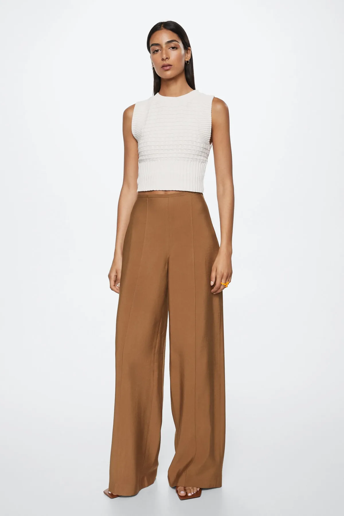 MANGO  27045805 Damen/Mädchen Braun