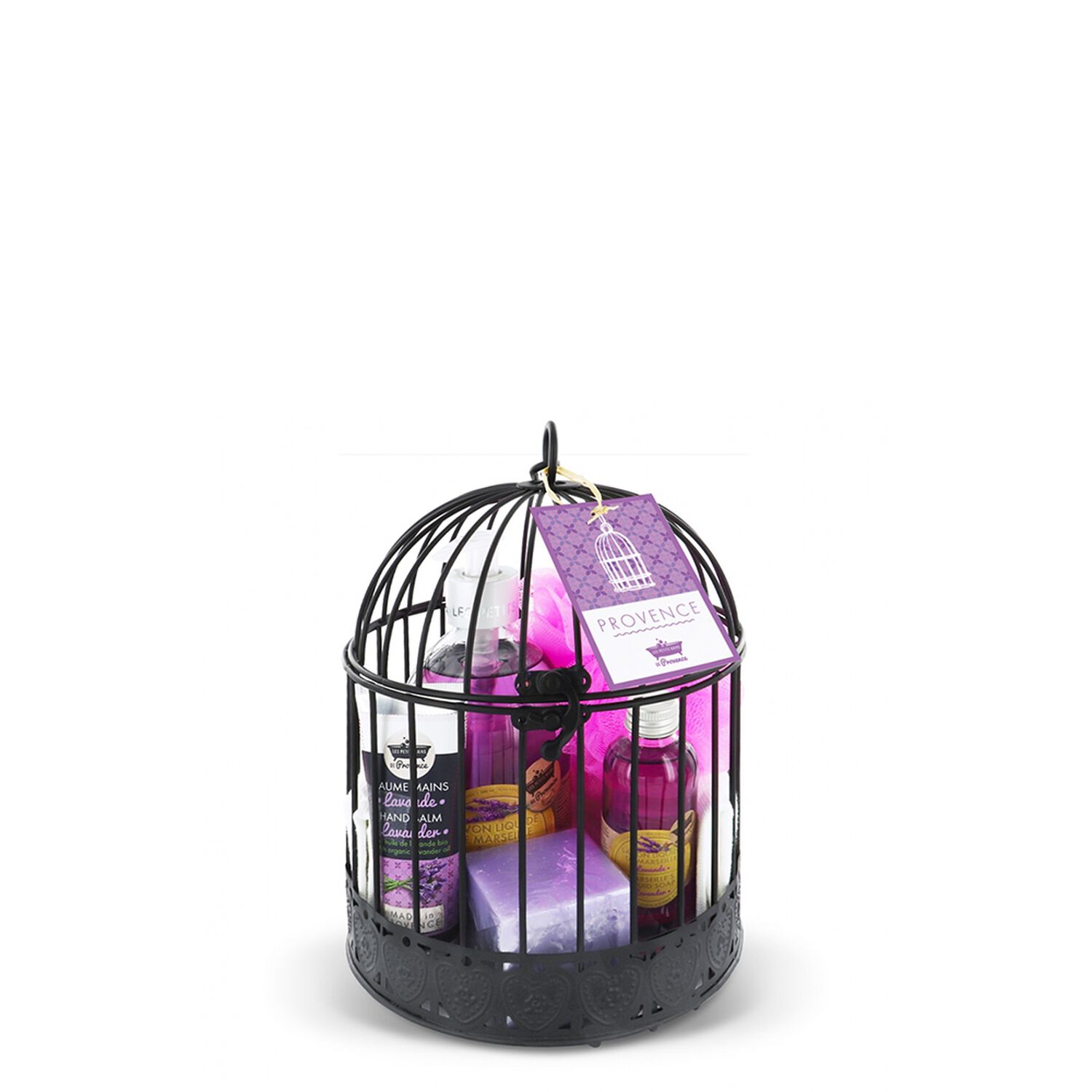 Les Petits Bains de Provence Cage Provence Coffret Savon Liquide + 5 Produits