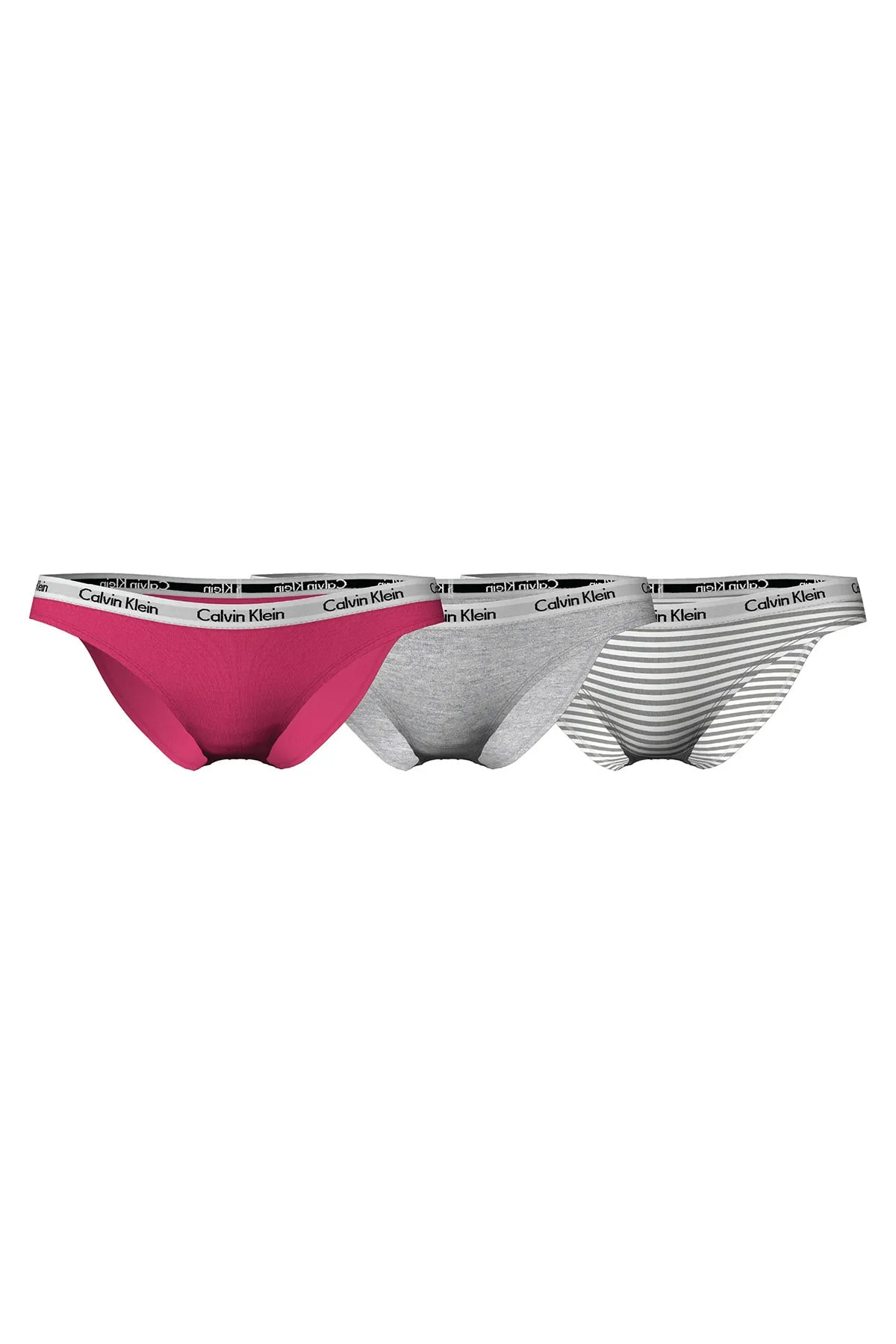 Calvin Klein  Slip Damen / Mädchen PINK/GREY/RAINER STRIPE_SILVER