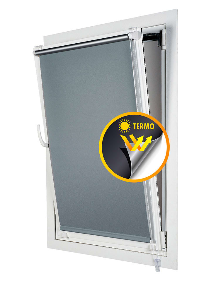 Selecta Stor Easyfix-Abdunklungsrollo in Silber günstig kaufen
