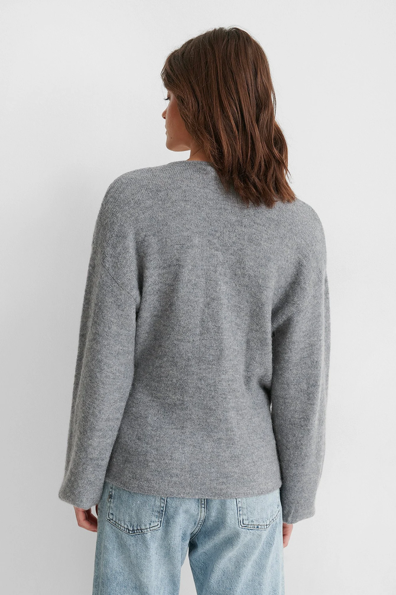 Pulli Mit Ballonärmeln Aus Alpakawollmischung