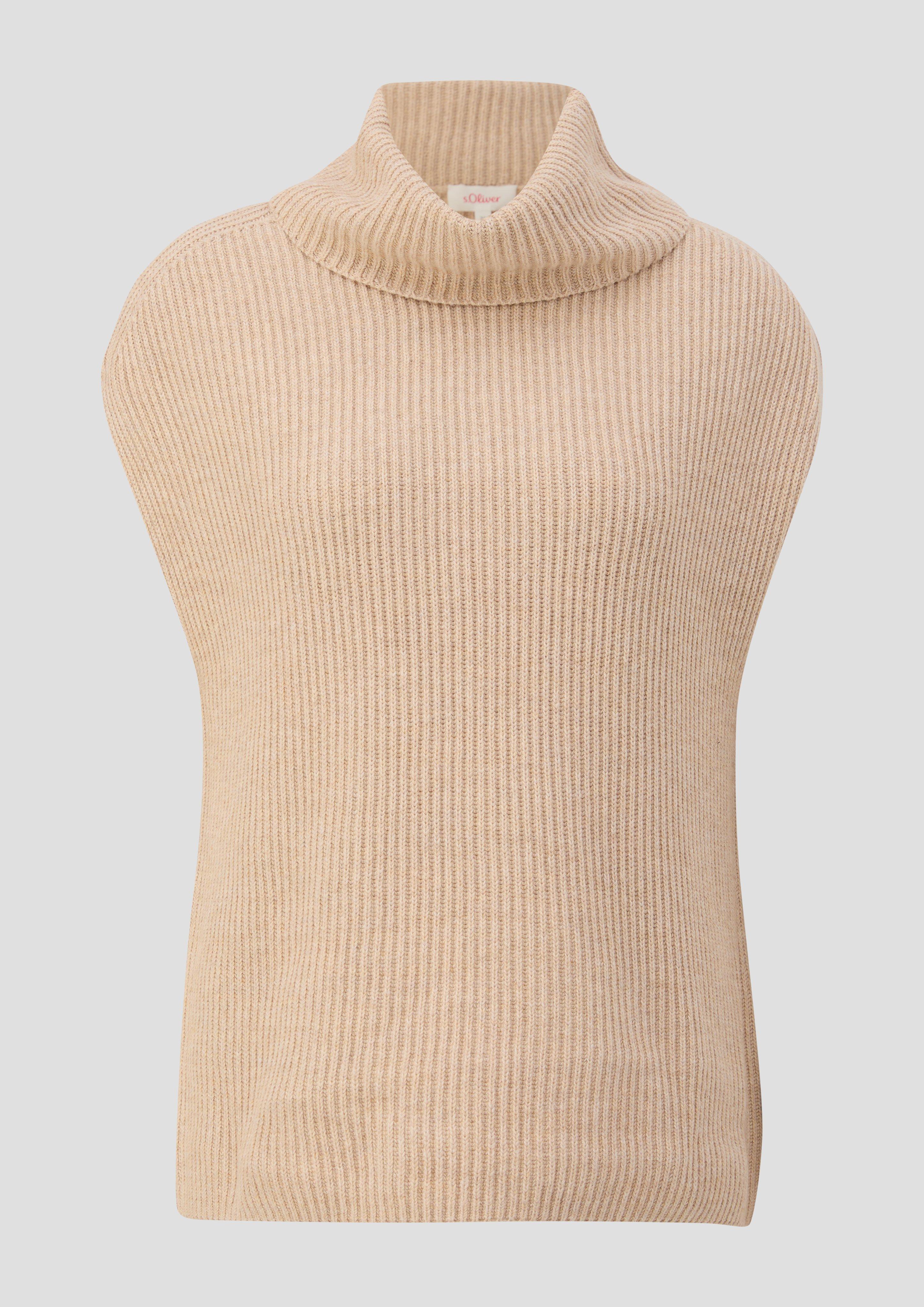 Strickpullunder aus Wollmix  2141824-81W8