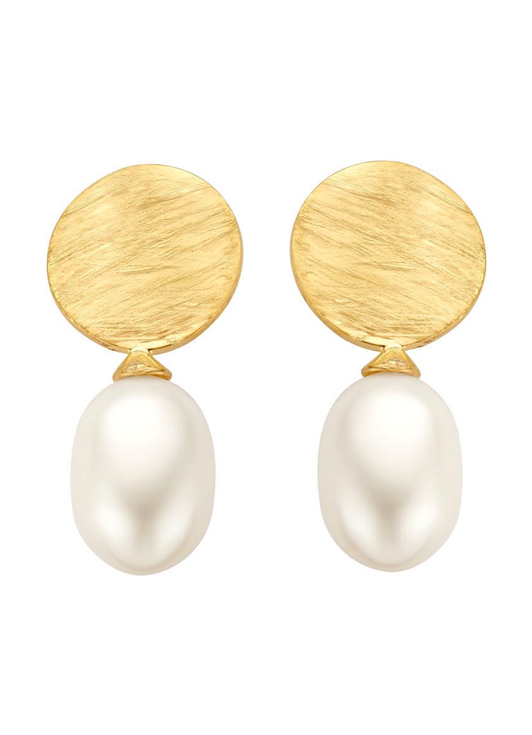 Σκουλαρίκια Casa Jewelry Diana επιχρυσωμένα με χρυσό