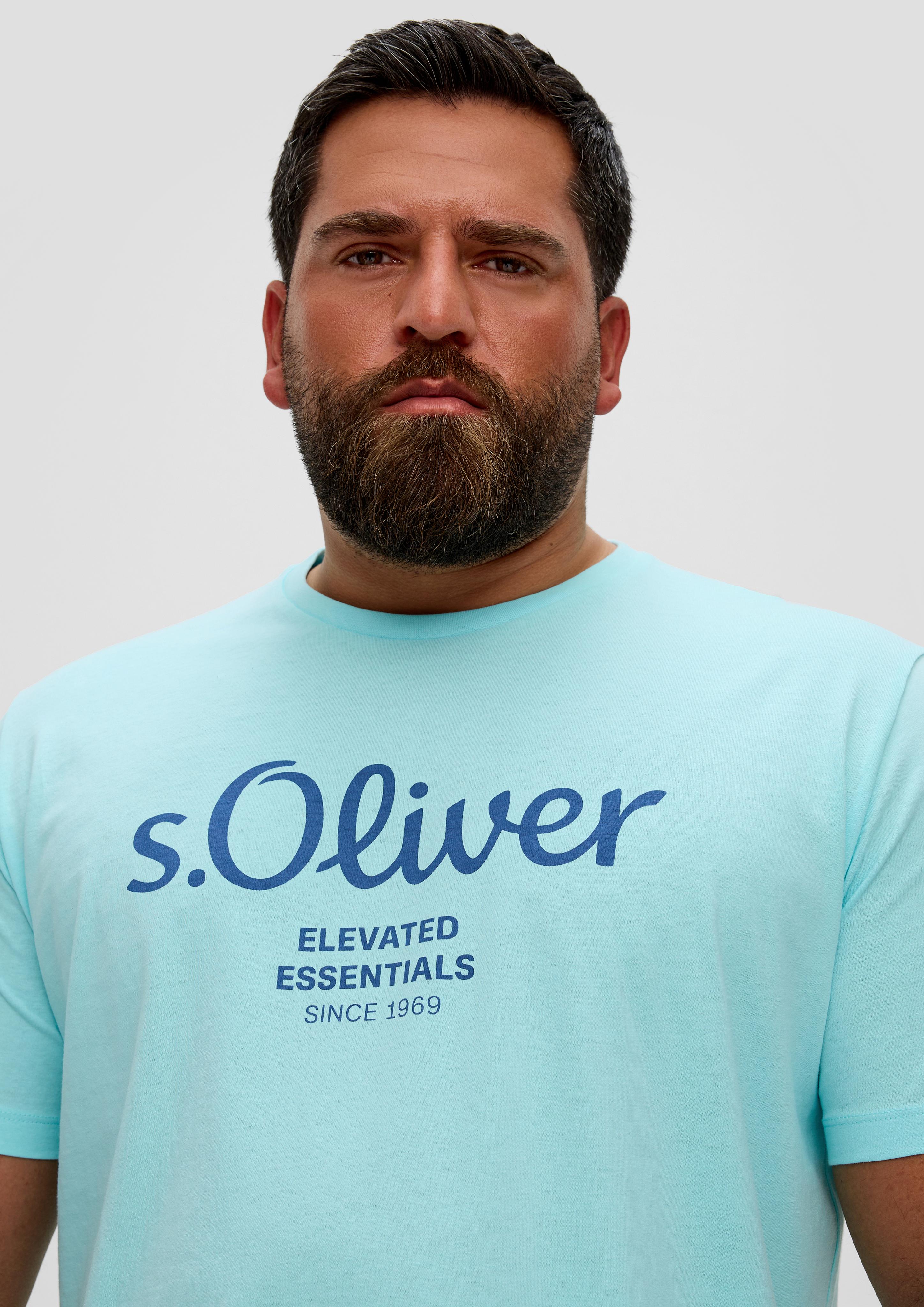 T-Shirt mit Label-Print  2148697-60D1