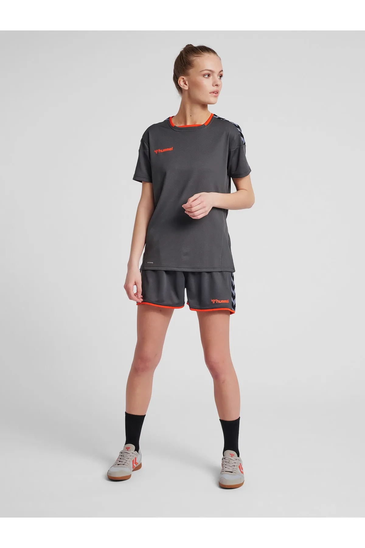 hummel  Kurze Sporthose - Grau - Mittlerer Bund