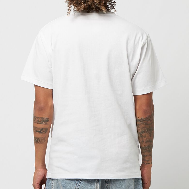 A Bathing Ape 1st Camo NYC Logo Tee M white x green