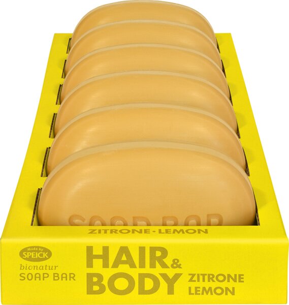 Speick Naturkosmetik Made by Speick Bionatur Soap Bar Zitrone Festes Shampoo