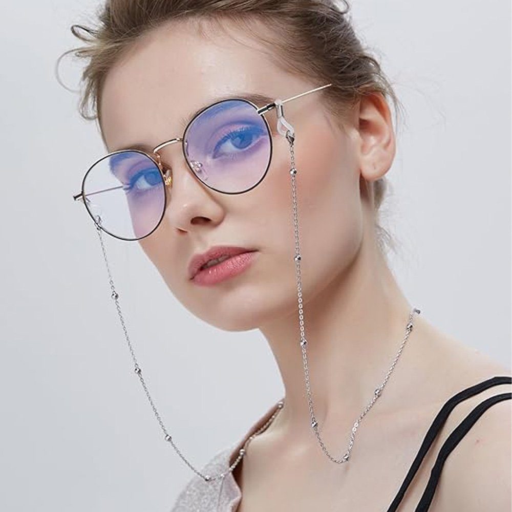 Tian Dee Brillenkette Brillenketten für Lesebrillen Perlen Brillen Cord Brillenband