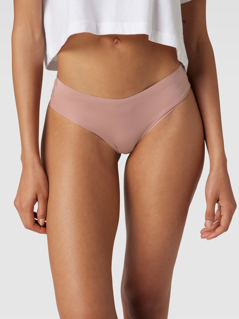 Slip im unifarbenen Design Modell 'ZERO MICROFIBRE 2.0' in hellbraun