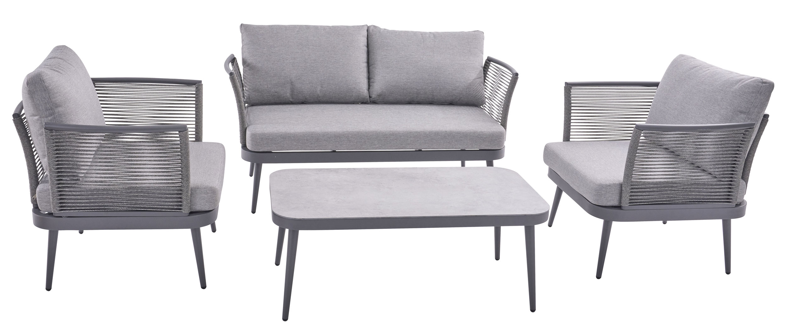 OUTDOORGartensofa Set 4 tlg.