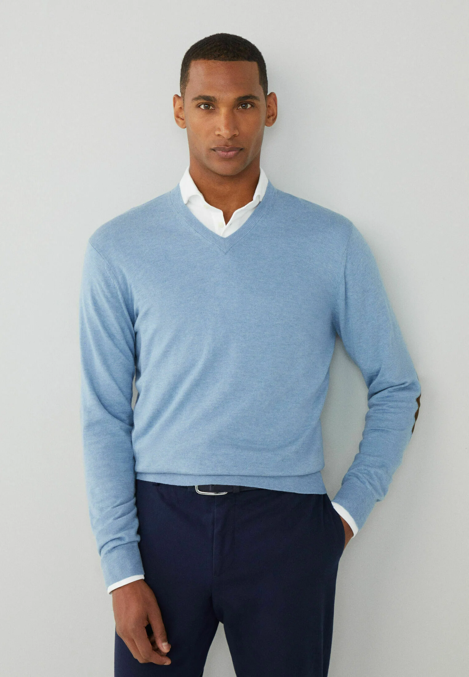 Suéter Hackett London con cuello en V