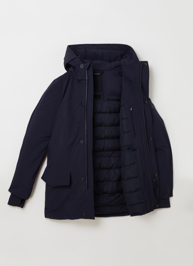Airforce Snow polsterēta parka ar kapuci