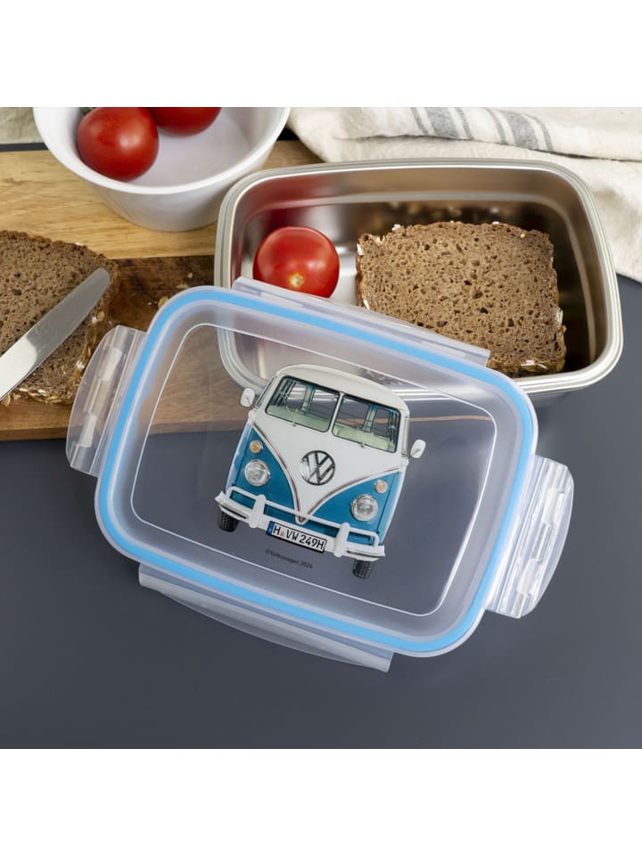 Geda Labels Brotdose VW Classic blau 850ml Edelstahl in Blau - 850ml günstig kaufen onesize