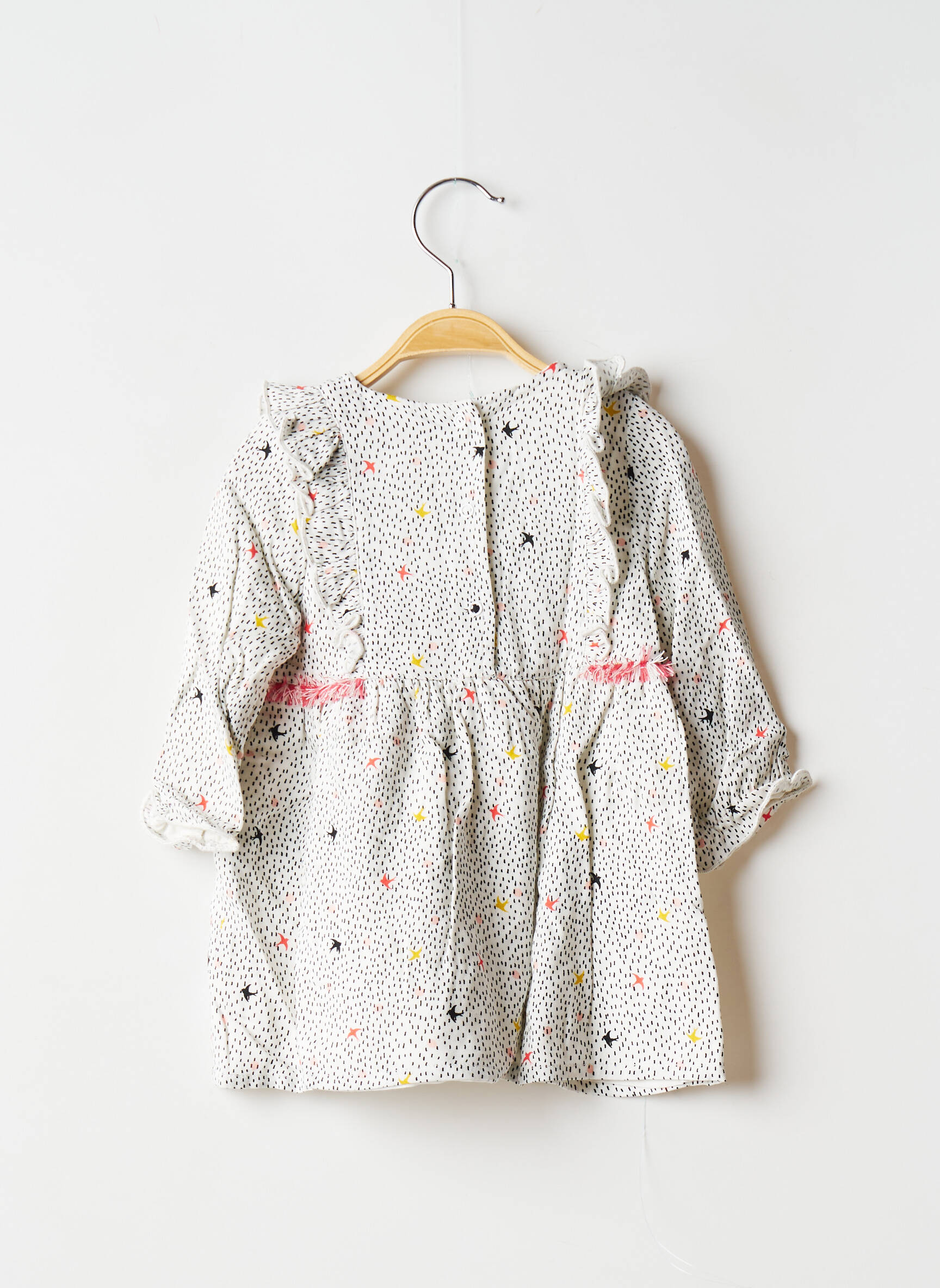3 Pommes Robes Mi Longues Fille couleur blanc