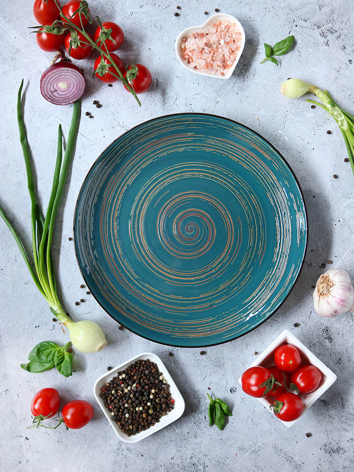 Wilmax 3er-Set: Dessertteller in Grün - Ø 20,5 cm günstig kaufen onesize