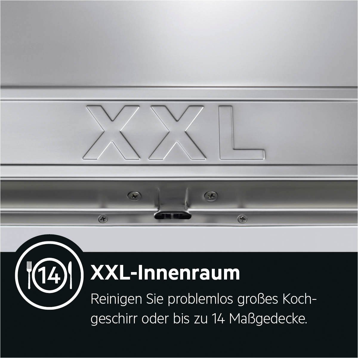 AEG vollintegrierbarer Geschirrspüler, FSE75757P 911438477, 14 Maßgedecke
