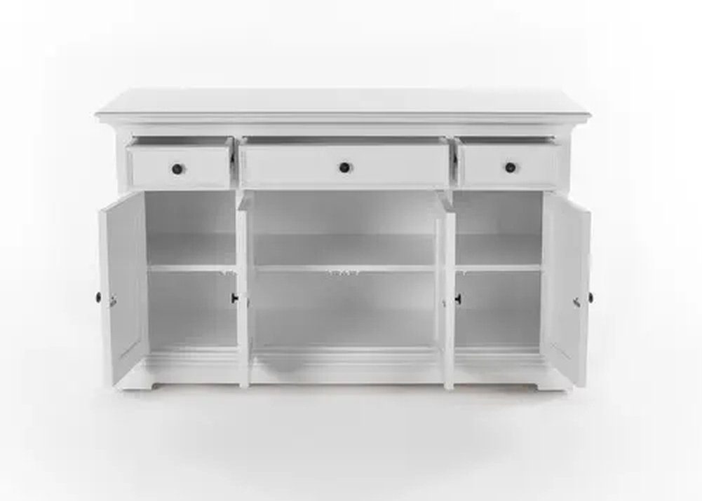 Novasolo Buffet Provence Buffetschrank mit 4 Türen und 3 Schubladen