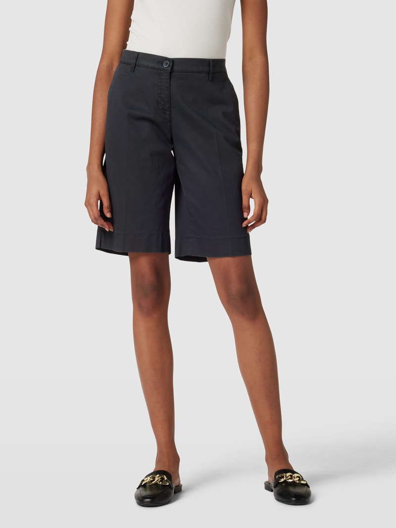 Chino-Shorts mit Eingrifftaschen Modell 'MIA' in dunkelblau
