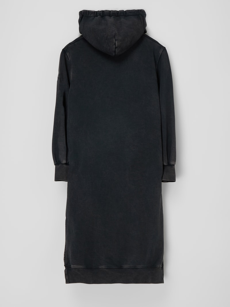 Sweatkleid aus Baumwolle in schwarz