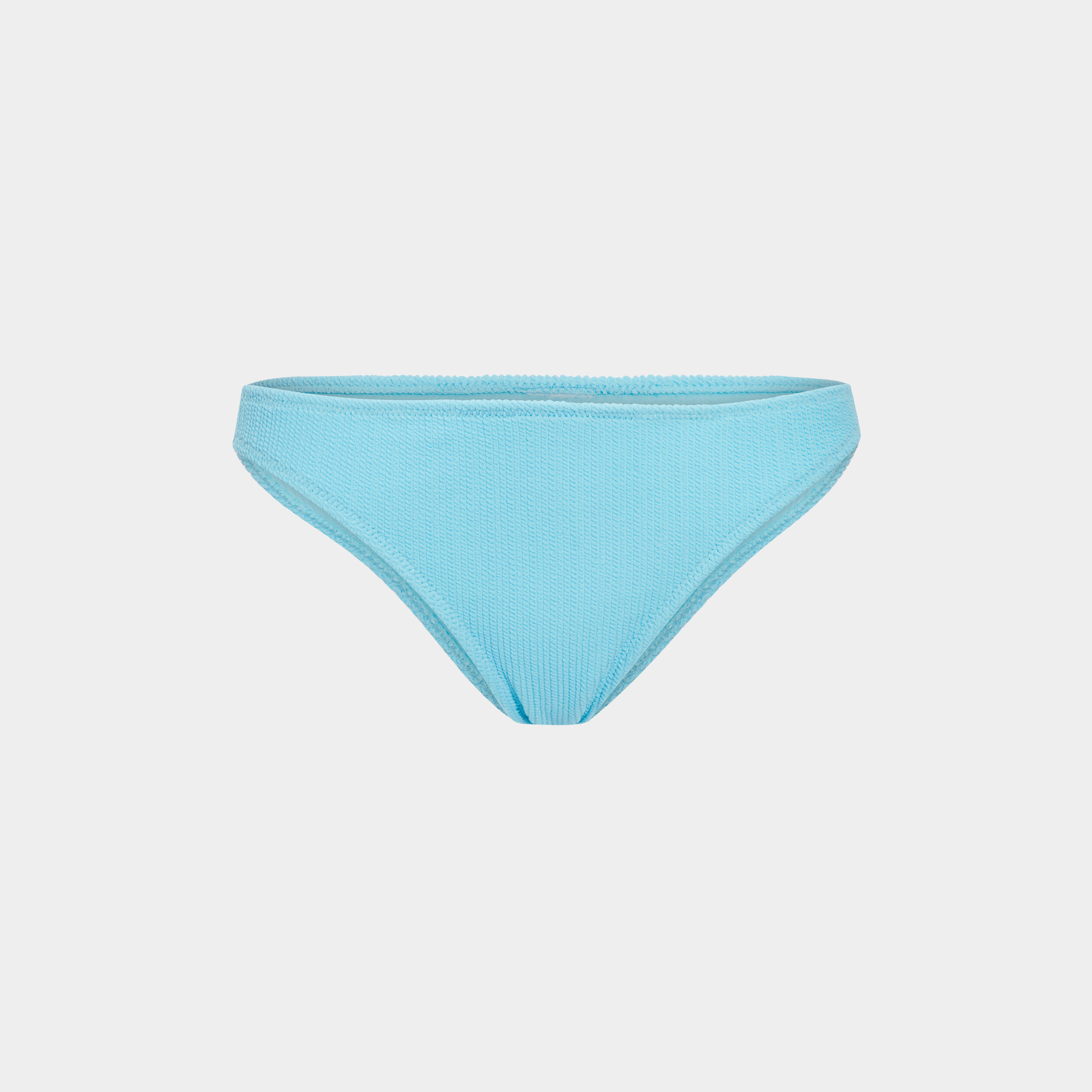 Culotte bas de maillot de bain texturé bleu turquoise femme | La Halle