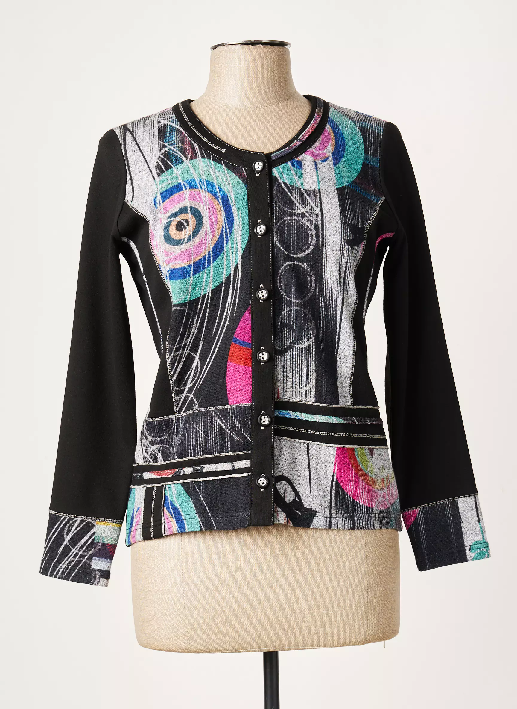 Gd Vestecuir Femme couleur noir