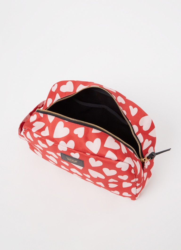 Wouf Amore Large toiletry bag with print