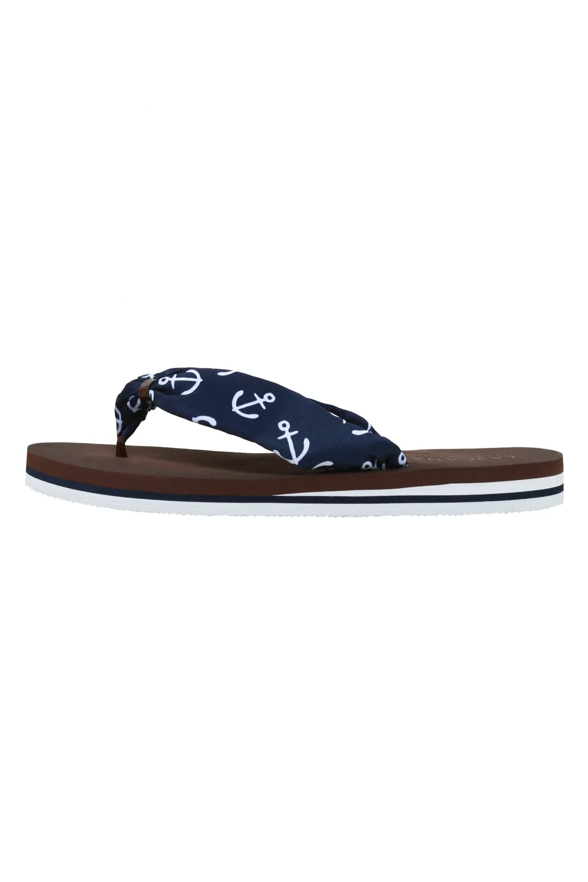LASCANA  Sandalette - Blau - Flacher Absatz